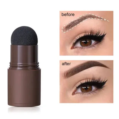 Eyebrow Stamp - Perfectly Defined Natural Eyebrows! With 10 Original Stencils
