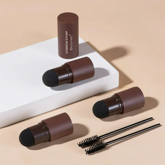 Eyebrow Stamp - Perfectly Defined Natural Eyebrows! With 10 Original Stencils