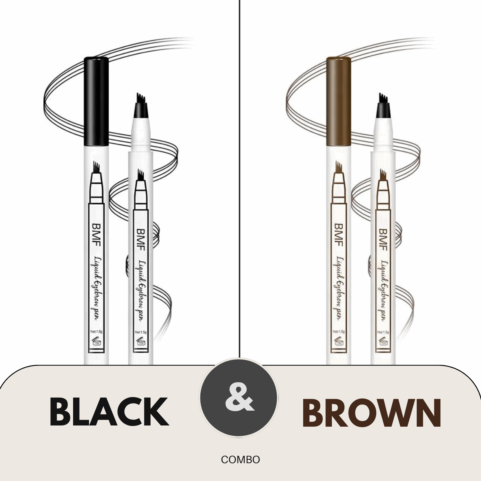 Original BMF 4 Tip Eyebrow Pen - Eyebrows So Natural!